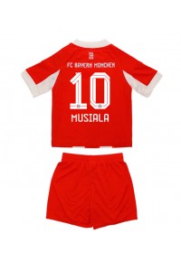 Fotbalové Dres Bayern Munich Jamal Musiala #10 Dětské Domácí Oblečení 2025-26 Krátký Rukáv (+ trenýrky)